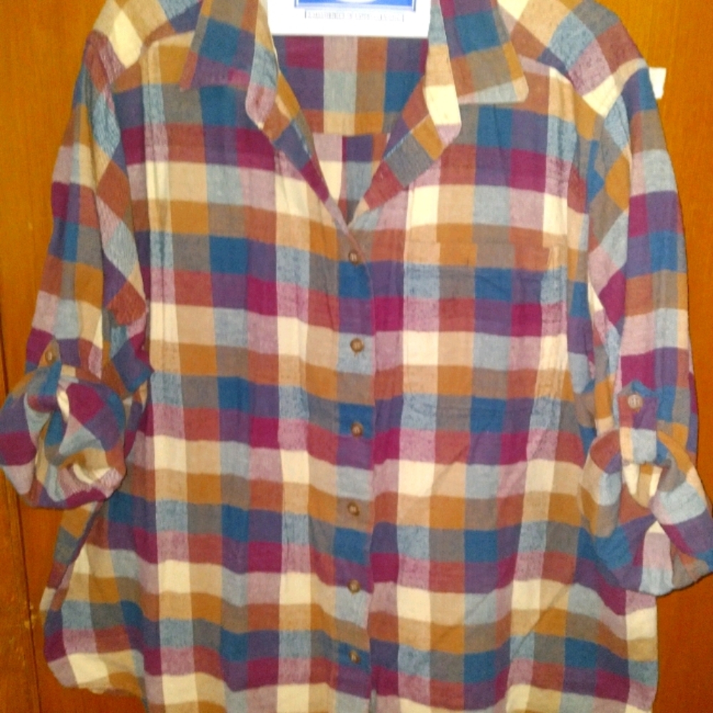Mystic Blues Flannel Shirt